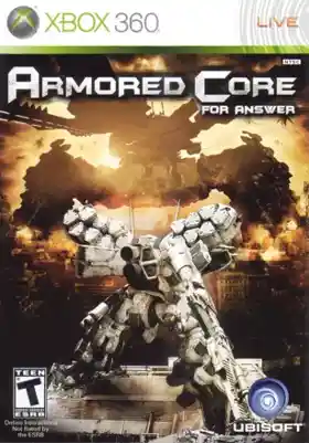 Armored Core For Answer (USA) box cover front